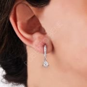 Tektaş Efektli Damla Pırlanta Set