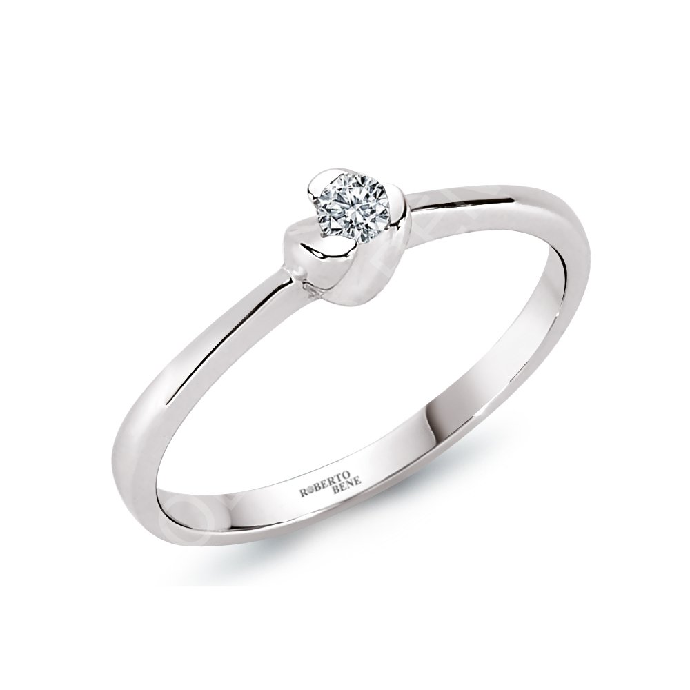 0.07 Karat Tektaş Pırlanta Yüzük