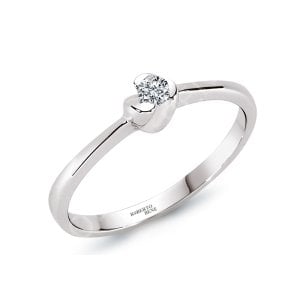 0.07 Karat Tektaş Pırlanta Yüzük