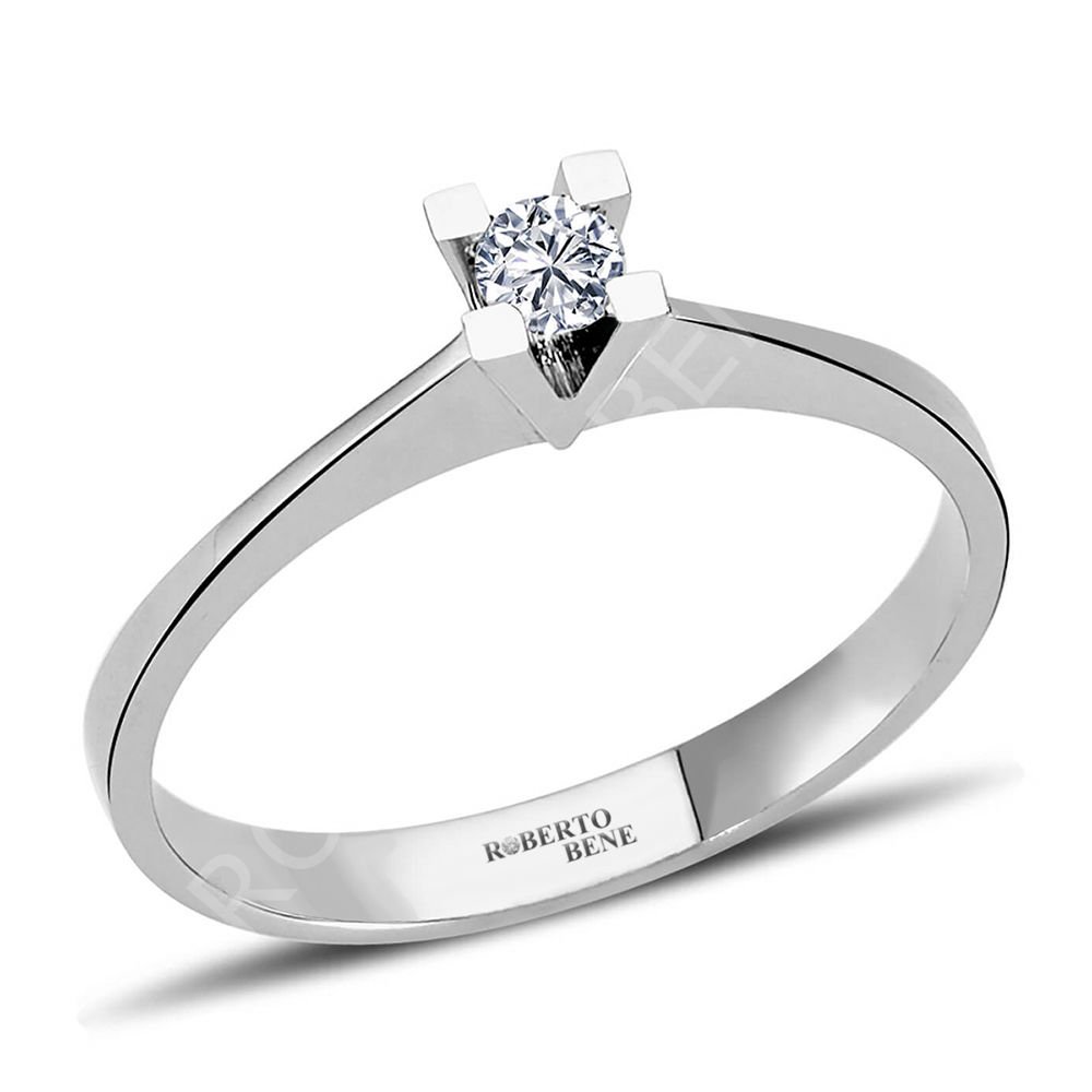 0.20 Karat E Renk HRD Sertifikalı Tektaş Pırlanta Yüzük