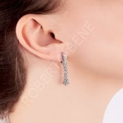 Düğün Takısı Pırlanta Küpe Star Dizayn