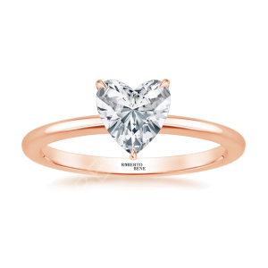 Kalp Kesim 0.50 Karat Pırlanta Yüzük