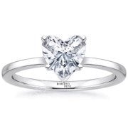 Tektaş 0.50 Karat Kalp Kesim Pırlanta Yüzük