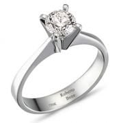 0.90 Karat G Renk VS2 Berraklık Uluslararası Sertifikalı Tektaş Yüzük