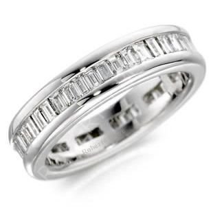 Baget Pırlantalı Tamtur Alyans 2.70 ct.