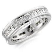 Baget Pırlantalı Tamtur Alyans 2.70 ct.
