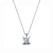 0.30 Karat D Renk HRD Sertifikalı Tektaş Pırlanta Kolye