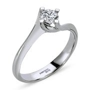 0.41 Karat G renk Pırlanta Tektaş Yüzükler