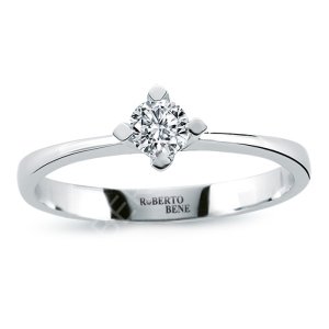 0.40 Karat F Renk SI1 Berraklık Tektaş Yüzük SRB40FSI1G