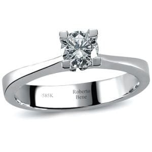 0.40 Karat Valentine Design Tektaş Pırlanta Yüzük
