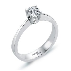 0.35 Ct. E Renk VS1 Berraklık Tektaş Yüzük GIA Sertifikalı