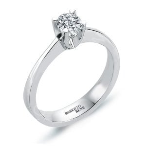 0.35 Karat E Renk VS1 Berraklık Pırlanta Tektaş Yüzük – Uluslararası Sertifikalı