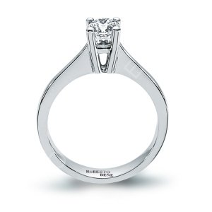 0.45 Karat D Renk VS1 Berraklık  GIA Sertifikalı Tektaş Yüzük