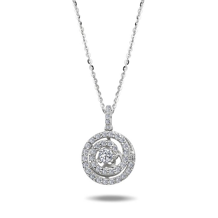 Pırlanta Lava Kolye 0.34 Karat