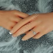 0.30 Karat Pırlantalı Tektaş Yüzük Modeli