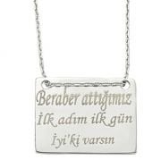 Kişiye Özel Pırlantalı Takvim Kolye
