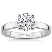 0.90 Karat H Renk Uluslararası Sertifikalı Tektaş Pırlanta Yüzük