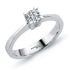 0.30 Karat E Renk VS2 Berraklık GIA Sertifikalı Tektaş Yüzük