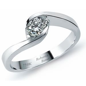 0.31 Karat D Renk VS1 Berraklık GIA Sertifikalı Tektaş Pırlanta Yüzük