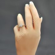 0.50 Karat G Renk VS2 Berraklık GIA Sertifikalı Tektaş Pırlanta Yüzük