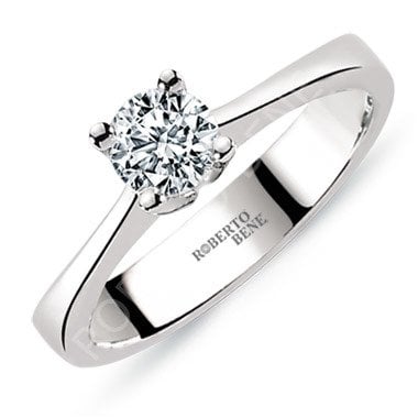 0.50 Karat G Renk VS2 Berraklık GIA Sertifikalı Tektaş Pırlanta Yüzük