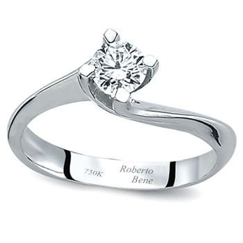 0.30 Karat D Renk VS1 Berraklık GIA Sertifikalı Tektaş Pırlanta Yüzük