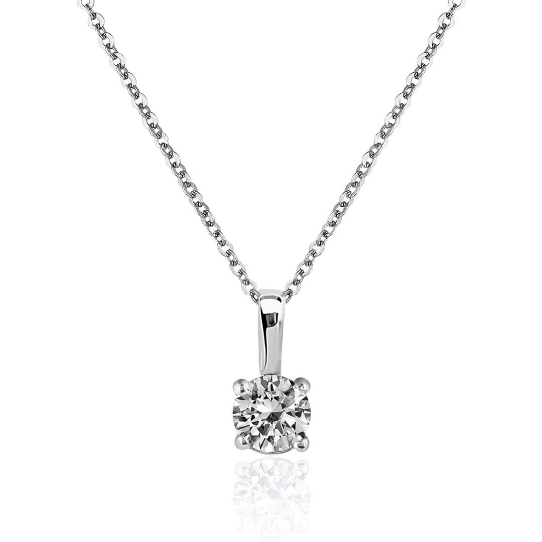 0.60 Karat G Renk HRD Sertifikalı Tektaş Pırlanta Kolye