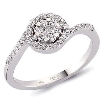 0.47 Carat Fantezi Efekt Pırlanta Tek Taş Yüzük