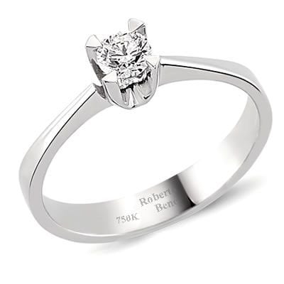 0.30 Karat E Renk GIA Sertifikalı Tektaş Yüzük For You Consept