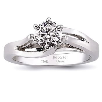 0.70 Carat Fold Model Tektaş Pırlanta Yüzük