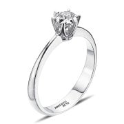 0.50 Karat Görünümlü Magic Serisi efekt Tektaş Pırlanta Yüzük