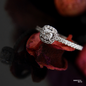 0.45 Karat Vierkant Model Pırlanta Yüzük