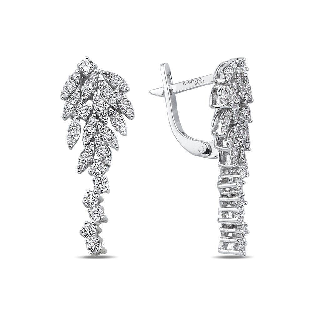 1.00 Karat Pırlantalı Set Küpe