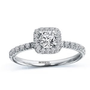 0.62 Karat Vierkant Model Pırlanta Yüzük | Roberto Bene