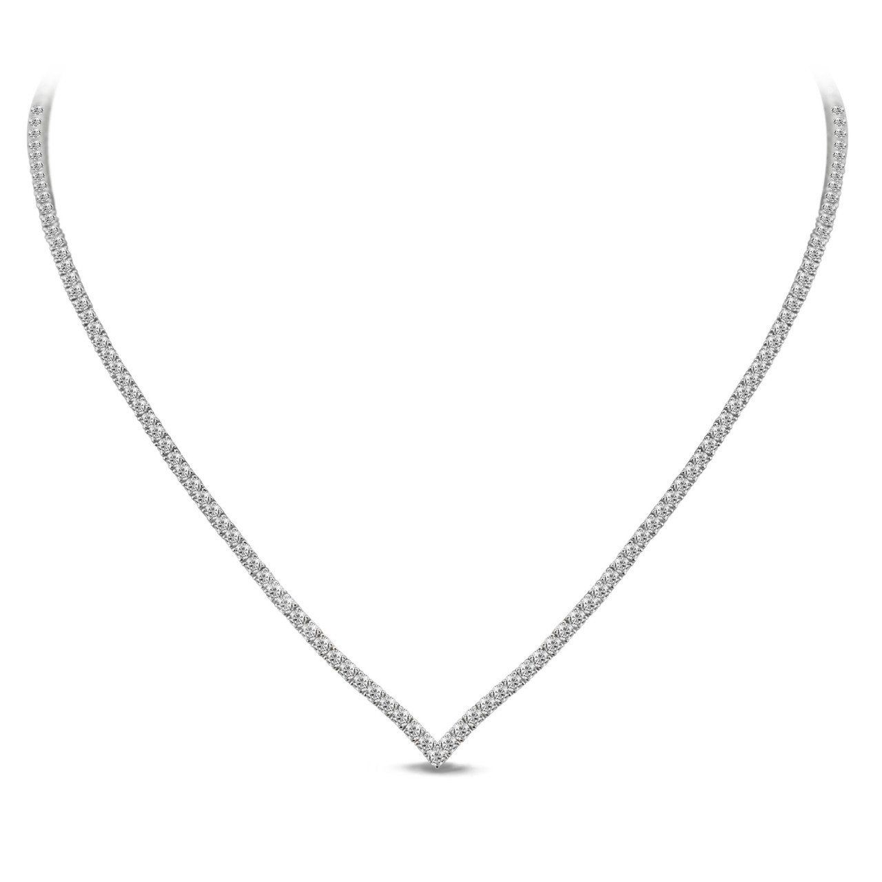 3.38 Karat F Renk Pırlanta Gerdanlık