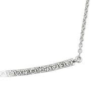 0.30 Karat Pırlantalı Çubuk Kolye