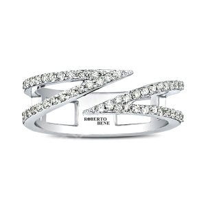 0.33 Karat F Renk Özel Tasarım Pırlanta Yüzük | Roberto Bene