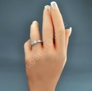 Evlilik teklifine özel 0.40 karat tektaş yüzük