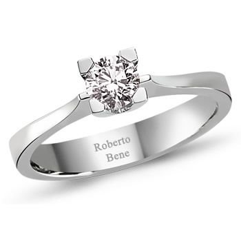 0.40 Karat E Renk VS2 Berraklık GIA Sertifikalı Pırlanta Tektaş Yüzük