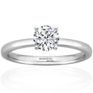 0.70 Karat Tektaş Pırlanta Yüzük Elegant Model