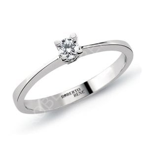 0.23 Karat E Renk VS Berraklık HRD Tektaş Pırlanta Yüzük