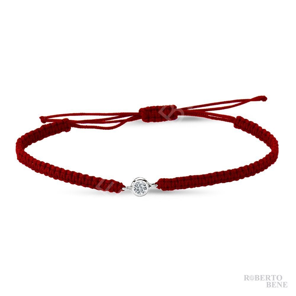 Tektaş Pırlanta İpli Bileklik | Roberto Bene