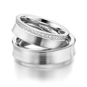 0.40ct Tamtur Pırlantalı Altın Çift Alyans