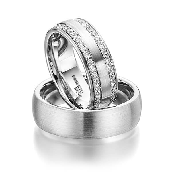 0.80 karat Çift Sıra Tamtur Modern Alyans