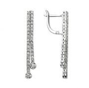 0.95 Karat Işık Seli Pırlanta Taşlı Set Küpe