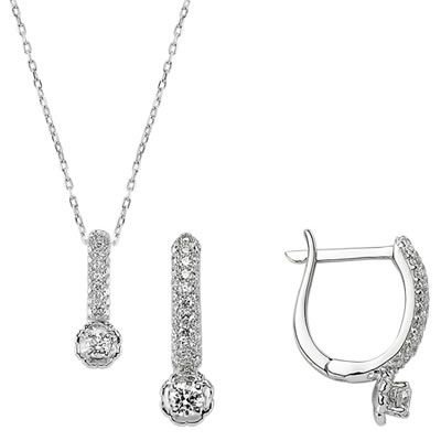 Pırlantalı Tektaş Mini Set