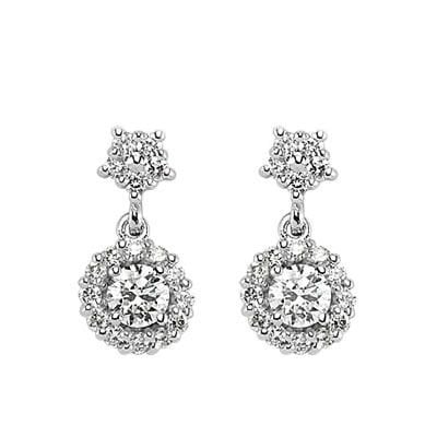 0.37 Karat Tektaş Pırlanta Küpe Regina Design