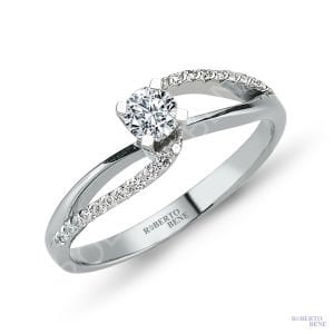 Rose Altın Pırlanta Tektaş Yüzük Estiva Serisi