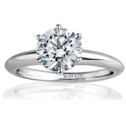 3 Karat G VS2 Pırlanta Tektaş Yüzük Uluslararası Sertifikalı