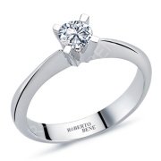 HRD Sertifikalı 0.40 Karat Tektaş Yüzük Lovely Serisi